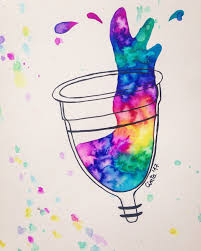 Enamorada De La Copa Cinta Tort Diciembre 2016 Copas Menstruales Copa Menstrual Dibujos Bonitos