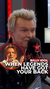 Billy Idol remembers the time he hung out with David Bowie 🥰