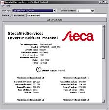 Scsi send diagnostic command — the scsi send diagnostic command is used to instruct a target device to perform a self test on a specific lun. Stecagrid Service Inverter Selftest Protocol
