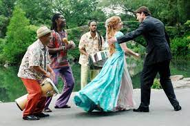 Hd Wallpaper And Background Photos Of Robert And Giselle For Fans Of Enchanted Images 13451526 Enchanted Movie Celebrity Pictures Cool Costumes