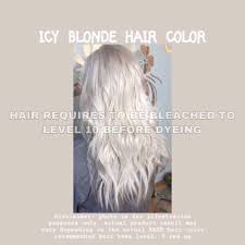 In order for me to get my hai. Cod Icy Blonde Dust White Hair Color Dye Shopee Philippines
