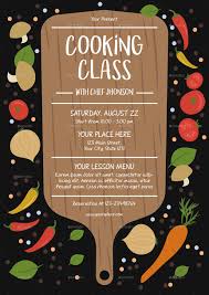 Cooking Class Flyer Template Cooking Classes For Kids Cooking Classes Art Lessons For Kids