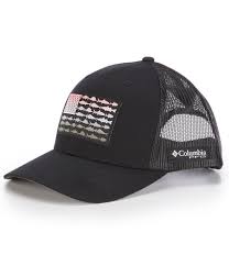 Columbia Pfg Mesh Snap Back Fish Flag Ball Cap Dillard S Ball Cap Columbia Pfg Snap Backs