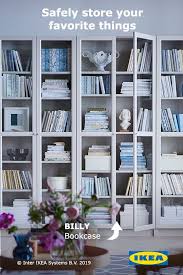 The Ikea Billy Bookcase Safely Stores Your Favorite Things While Framing Them Beautifully Click For Home Library Design Small Home Offices Ikea Billy Bookcase