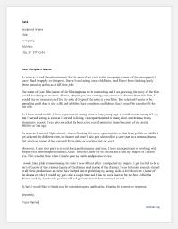 Cover Letter Samples For An Actor Word Format Document Hub