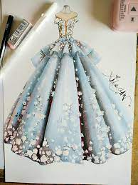 how to draw a fashionable dress draw dress fashionable moda karalamalari moda karalama defteri gelinler