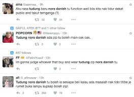 Video berdurasi 30 saat itu menunjukkan nora danish mencuba tudung zip yang mendapat kutukan nitizen. Boleh Guna Time Potong Rumput Rekaan Tudung Berzip Nora Danish Dikritik Netizen