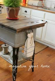 Adding additional leaves to the surface allows for more seating and workspace area. 20 Insanely Gorgeous Upcycled Kitchen Island Ideas