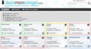 Quantité consommer le racheter le quantité. Logiciel De Gestion Du Congelateur