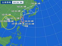 今朝の天気図&台風3号＆４号予想進路ですよ！ | | JerrySmithの湘南波情報