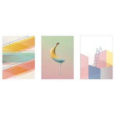 Bild Image Banane Pastel Ikea Poster Bilder Poster Bilder