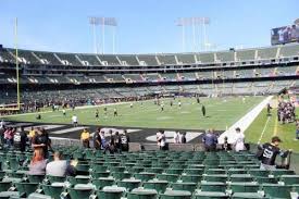 Ringcentral Coliseum Section 103 Home Of Oakland Raiders