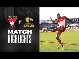 The 2015 afl season will be the 119th season in the australian football league contested by the sydney swans. Sydney Swans V West Coast Eagles Highlights Round 16 2021 Afl Youtube