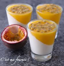 C Est Ma Fournee Panna Cotta Coco Mangue Passion Fruit Passion Fruit Desserts Sweet Recipes Panna Cotta