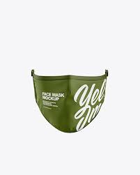 Download Face Mask Mockup In Apparel Mockups On Yellow Images Object Mockups