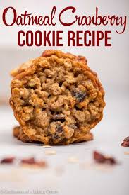 Oatmeal Cranberry Cookies Easy Recipe Confessions Of A Baking Queen Recipe Oatmeal Cranberry Cookies Cranberry Cookies Oatmeal Cranberry Cookies Recipe
