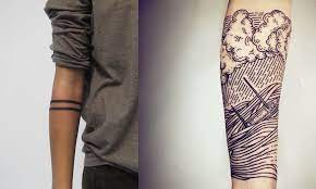 Abstract And Minimalist Tattoos For Men Tattoo Ideas Art Tattoos Tattoos For Guys Abstract Tattoo