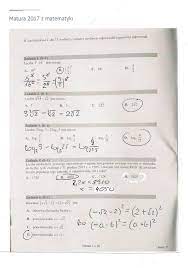 Matura z matematyki egzamin ósmoklasisty forum zadankowe liczby i wyrażenia algebraiczne logika, zbiory, przedziały wartość bezwzględna funkcja i jej własności funkcja liniowa funkcja kwadratowa. Matura Matematyka 2017 Odpowiedzi Rozwiazane Arkusze Pdf Slaskie Nasze Miasto