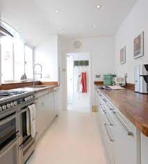 Galley kitchens (sometimes referred to as parallel or corridor kitchens) have this floorplan offers two options: Galley Kitchens Galley Kitchen Plans Have Counters That Run Along Two Parallel Walls Leaving Kitchen Layout Plans Kitchen Design Small Galley Kitchen Layout