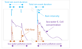 The addition of harmful chemicals to natural water. Definition Of Total Rain Event Duration And Sea Water Pollution Event Download Scientific Diagram