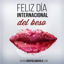 La pareja batió el record con dicho beso un día 13 y por ello, se fijó como el día internacional del beso. Feliz Dia Internacional Del Beso Feliz Dia Besos Feliz