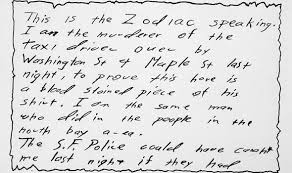 Ai Robot To Decode Zodiac Killer Is Writing Weird Disturbing Poetry Weird News Express Co Uk