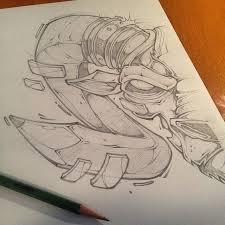 Absorb81 Art Illustration Sketch Ram Style New Graffiti Drawing Sketches Art Sketches