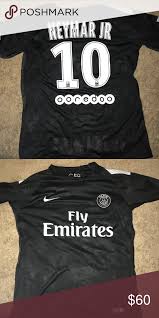 Black And Gold Nike Soccer Jersey Neymar Jr Psg 3rd Kit Soccer Jersey Nike Shirts Soccer Jersey Black Nikes