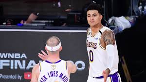 Kyle kuzma struggles to find consistency after helping guide the lakers to an nba title, kuzma had a promising opportunity to string together a productive fourth campaign. Former Utah Forward Kyle Kuzma Wins First Nba Title As Lakers Eliminate Heat