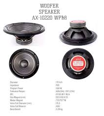 All your the loudspeaker we look for, for everybody ! Speaker 10 Inch Woofer Audax 300 Watt Terbaru Agustus 2021 Harga Murah Kualitas Terjamin Blibli