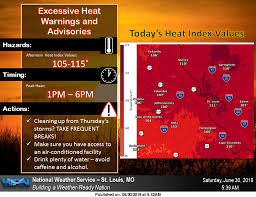 May 29, 2021 · the national weather service has issued a heat advisory for the central sierra nevada foothills, for today from noon until 8 pm. Extreme Heat Humidity Remains With Us Today Warning From State Climatologist About Dangers Of Heat Vandalia Radio