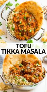 Tofu Tikka Masala Tasty Vegetarian Recipes Vegetarian Recipes Dinner Indian Food Recipes Vegetarian