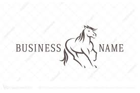 Calligraphy Running Horse Logo Horse Logo Farm Logo Design Running Horses