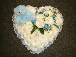 Baby Boy Heart Funeral Flower Arrangements Flower Arrangements Funeral Flowers