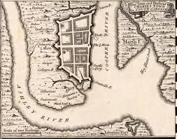 Blackbeard Blockades Charleston Sc May 1718 With A