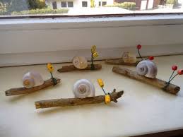 Schneckenparade2 Knutselen Voor Kinderen Natuurlijk Knutselen Kinderknutsels