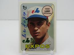 COCO LABOY 2019 TOPPS ARCHIVES 50 YEARS OF MONTREAL EXPOS AUTOGRAPH!  #88/99!!!