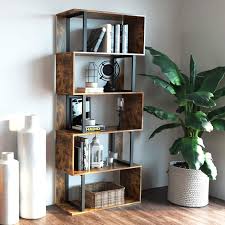 Book Shelf Tiered Display Shelves Decorative Storage Farmhouse Decorative Storage