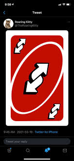 It is used to reverse the rotation of the turns in the game and it had entered popular culture as a. Dfv Tweet Uno Reverse Card Refers To A Playing Card In The Game Uno Which Reverses The Order Of Turns And Is Used As Metaphorical Term For A Comeback Or A Karmic