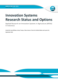 Ada perusahaan yang sedang membuka kesempatan lowongan kerja di daerah pekalongan, staf administrasi, staff quality control, staf gudang dan banyak lagi melalui indeed.com. Pdf Arisa Innovation Systems Research Status And Options