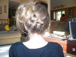 Diagonal Dutch Braid Bun Braided Hairstyles Hair Styles Dutch Braid Bun