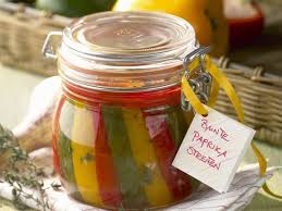 Eingelegte Paprika Rezept Paprika Gemuse Einmachen Eingelegtes Essen
