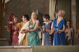 Spartacus - lithyia and Lucretia with Numerius | Roman costume, Spartacus,  Spartacus blood and sand