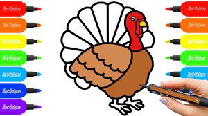 Because we aren't defining ourselves based on skin colour. How To Draw A Turkey Learn Colors For Baby Coloring Book For Kids With Colored Markers Youtube