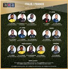We did not find results for: 6 Nations La Composition Du Xv De France Contre L Italie Lnr