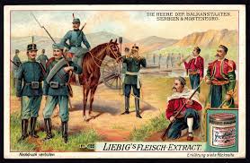 Liebig Tradecard S983 Serbian And Montenegrin Soldiers Serbia And Montenegro Montenegro Balkan