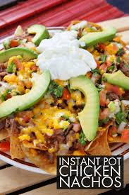 What S Better Than Nachos Homemade Chicken Nachos That Are Ready In Under 15 Minutes And Taste Like They Came Straig Chicken Nachos Instant Pot Dinner Recipes