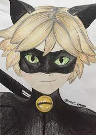 Cat Noir Drawing Miraculous Ladybug Fan Art Miraculous Ladybug Drawings