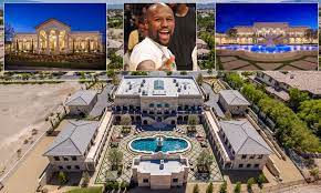 Scroll through to see inside the boxing champion's luxe new digs. Floyd Mayweather S New Incredible 10million Mansion In Las Vegas Desert Daily Mail Online