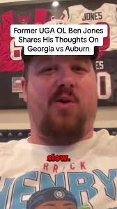 Former UGA OL Ben Jones Shares His Thoughts On Georgia vs Auburn #fyp  #collegefootball #football #uga